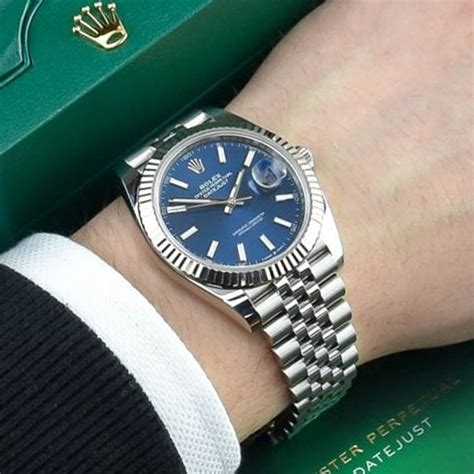 rolex datejust 41 blu prezzo|2021 Rolex Datejust 41 mm.